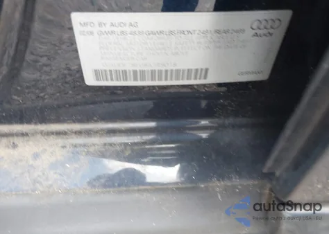 2008 Audi A4 2.0T/2.0T Special Edition from USA, damaged, VIN WAUDF78E08A149018